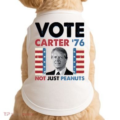 Jimmy Carter Vote Carter '76 Not Just Peanuts Doggie Tank