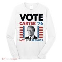 Jimmy Carter Vote Carter '76 Not Just Peanuts Long Sleeve Shirt thumb 0
