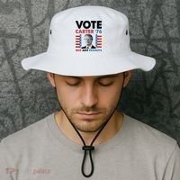 Jimmy Carter Vote Carter '76 Not Just Peanuts Bucket Hat thumb 2