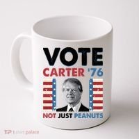 Jimmy Carter Vote Carter '76 Not Just Peanuts Coffee Mug thumb 0