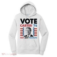 Jimmy Carter Vote Carter '76 Not Just Peanuts Women's Hoodie thumb 0