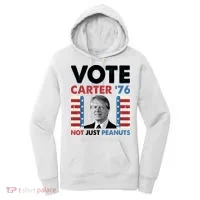 Jimmy Carter Vote Carter '76 Not Just Peanuts Women's Hoodie thumb 0