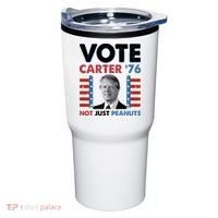 Jimmy Carter Vote Carter '76 Not Just Peanuts Tumbler thumb 0