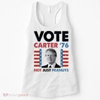 Jimmy Carter Vote Carter '76 Not Just Peanuts Women's Tank Top thumb 0