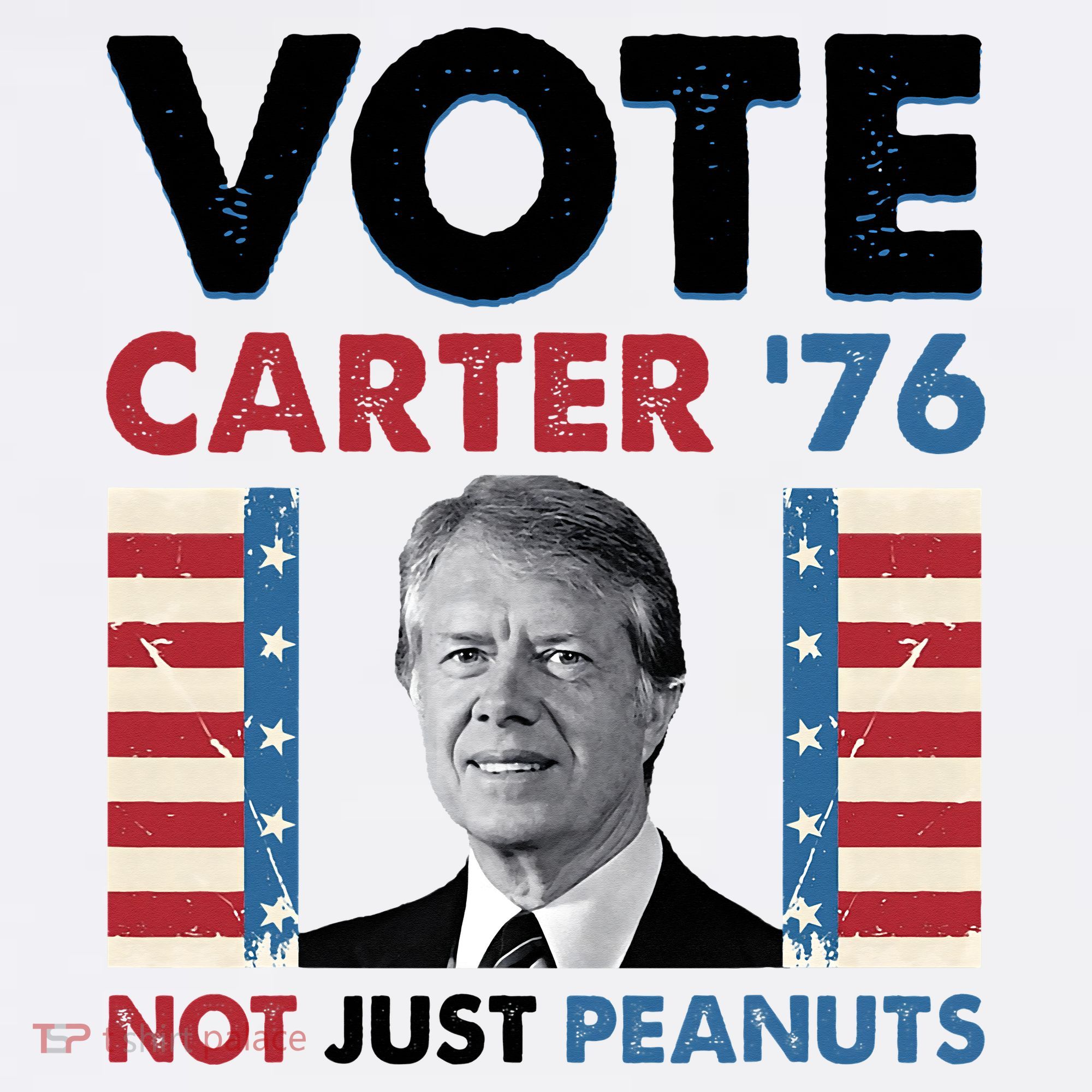 Jimmy Carter Vote Carter '76 Not Just Peanuts Hat