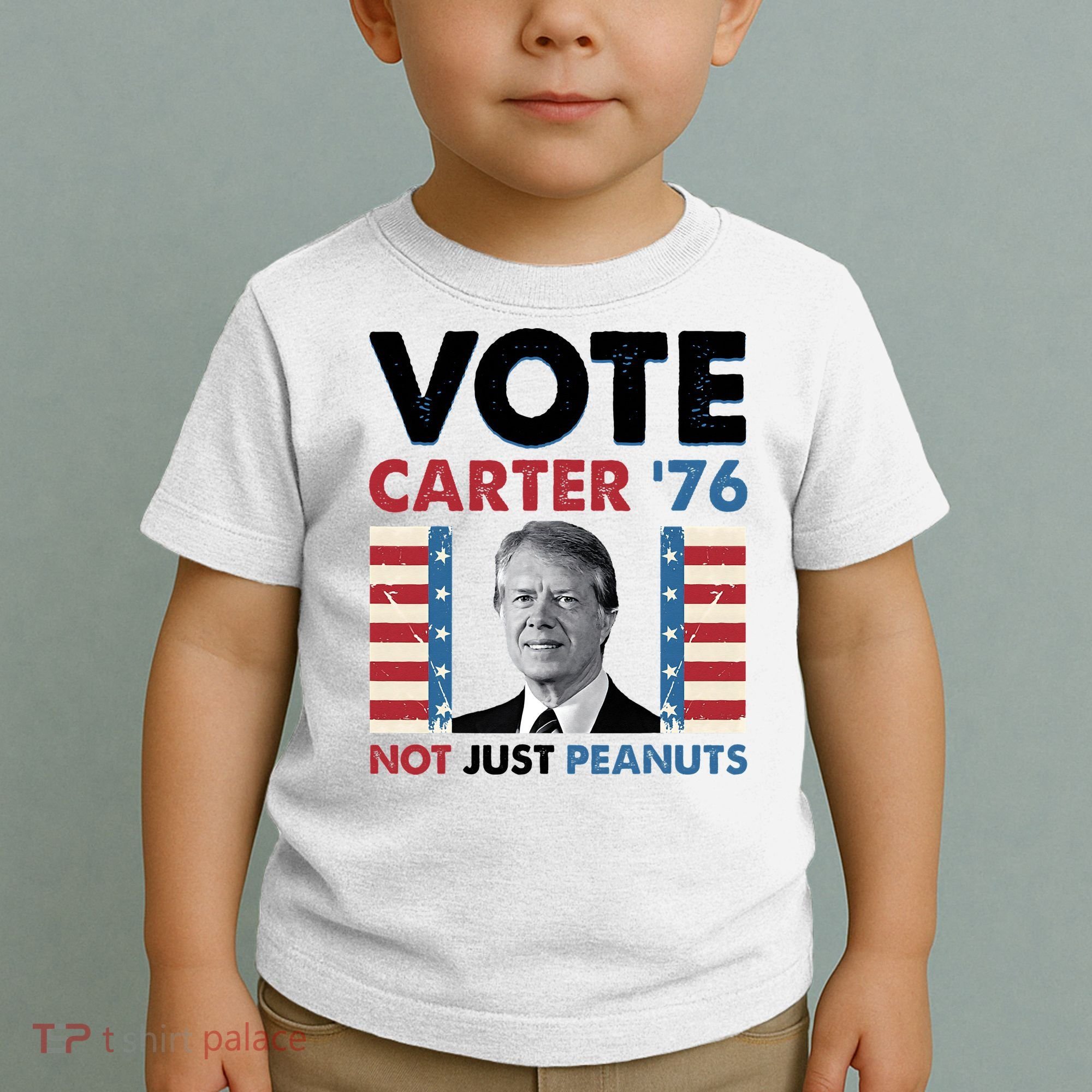 Jimmy Carter Vote Carter '76 Not Just Peanuts Toddler T-Shirt