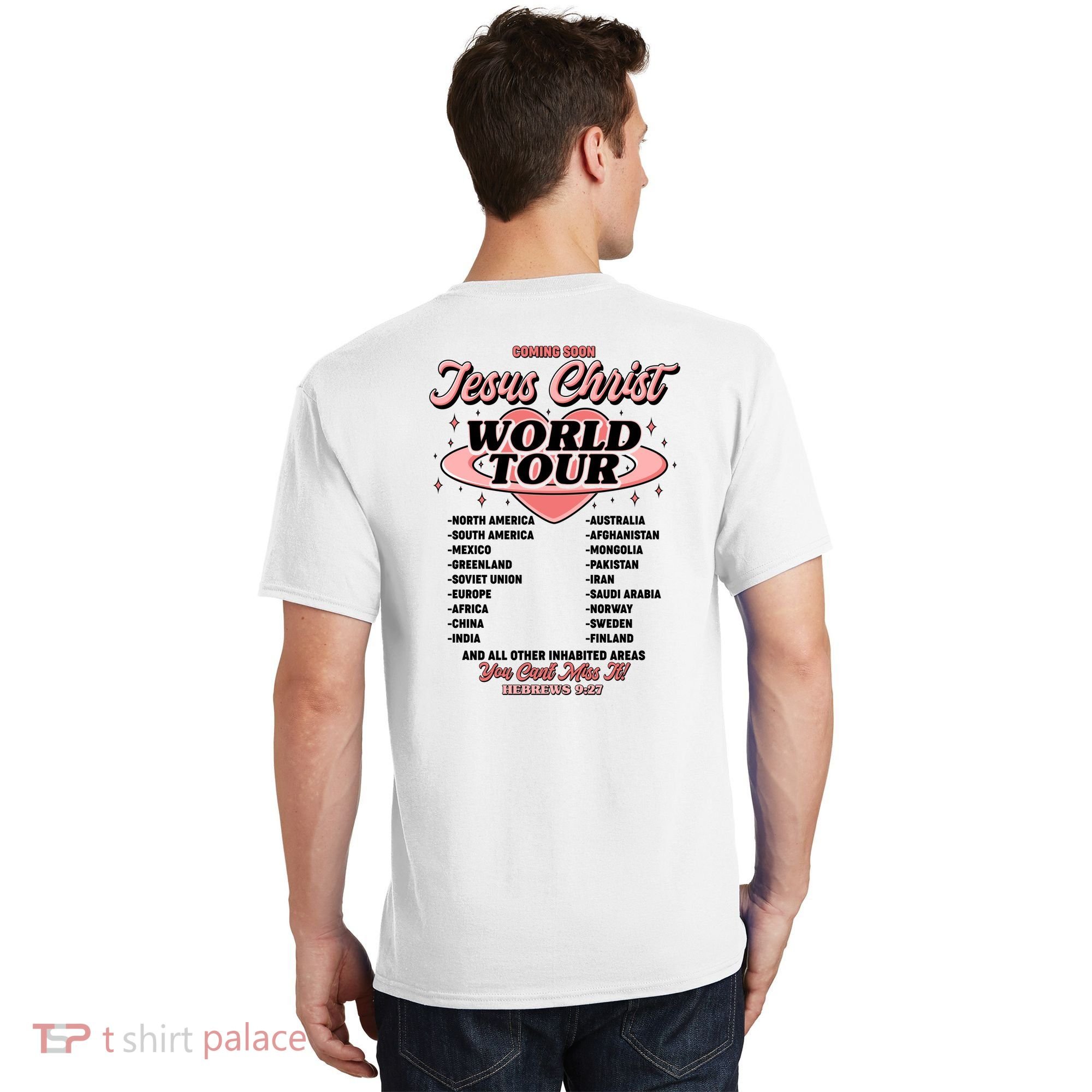 Jesus Christ World Tour Christian Faith T-Shirt