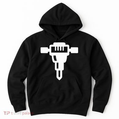 Jackhammer Construction Worker Hoodie