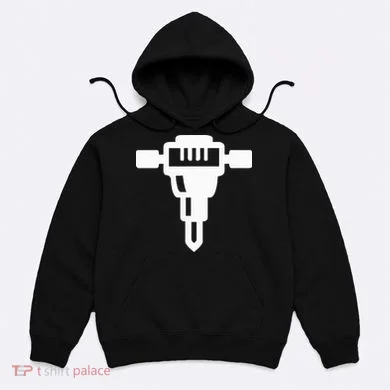 Jackhammer Construction Worker Hoodie
