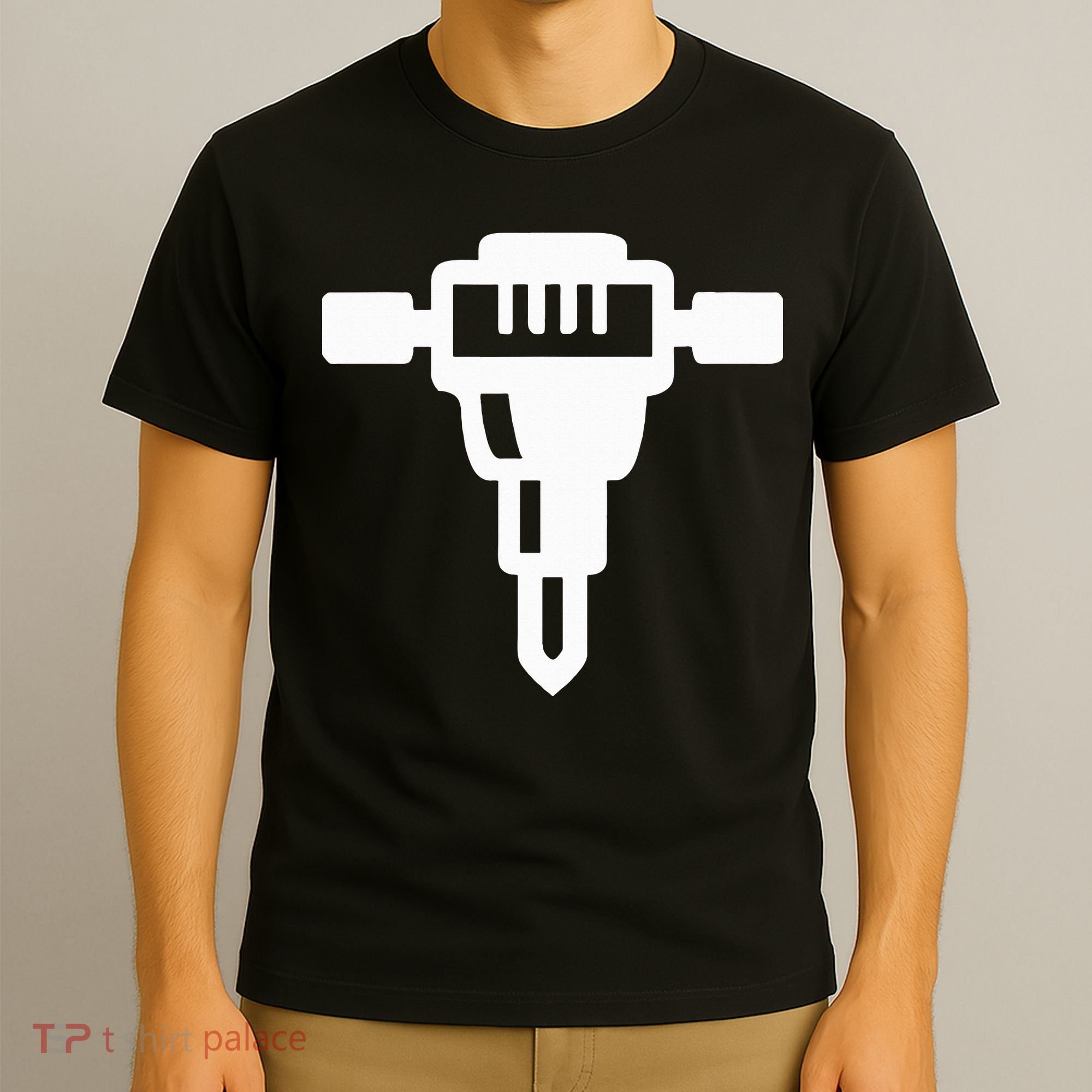 Jackhammer Construction Worker T-Shirt