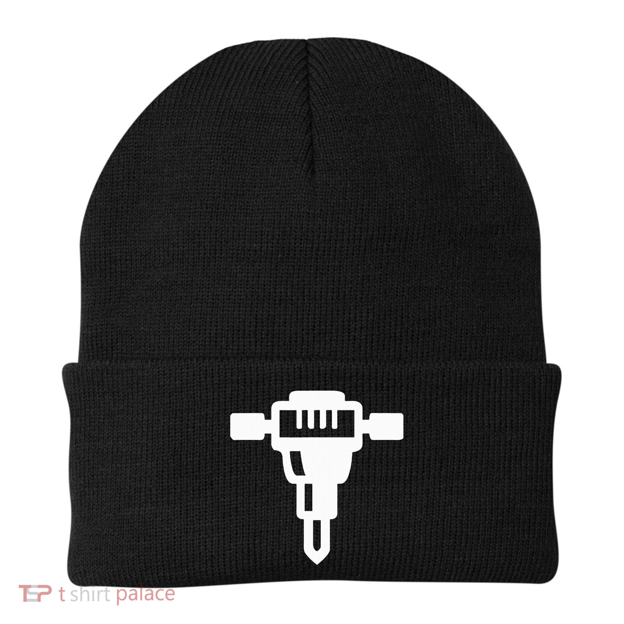 Jackhammer Construction Worker Beanie