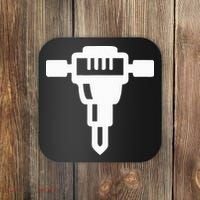 Jackhammer Construction Worker Coaster thumb 0