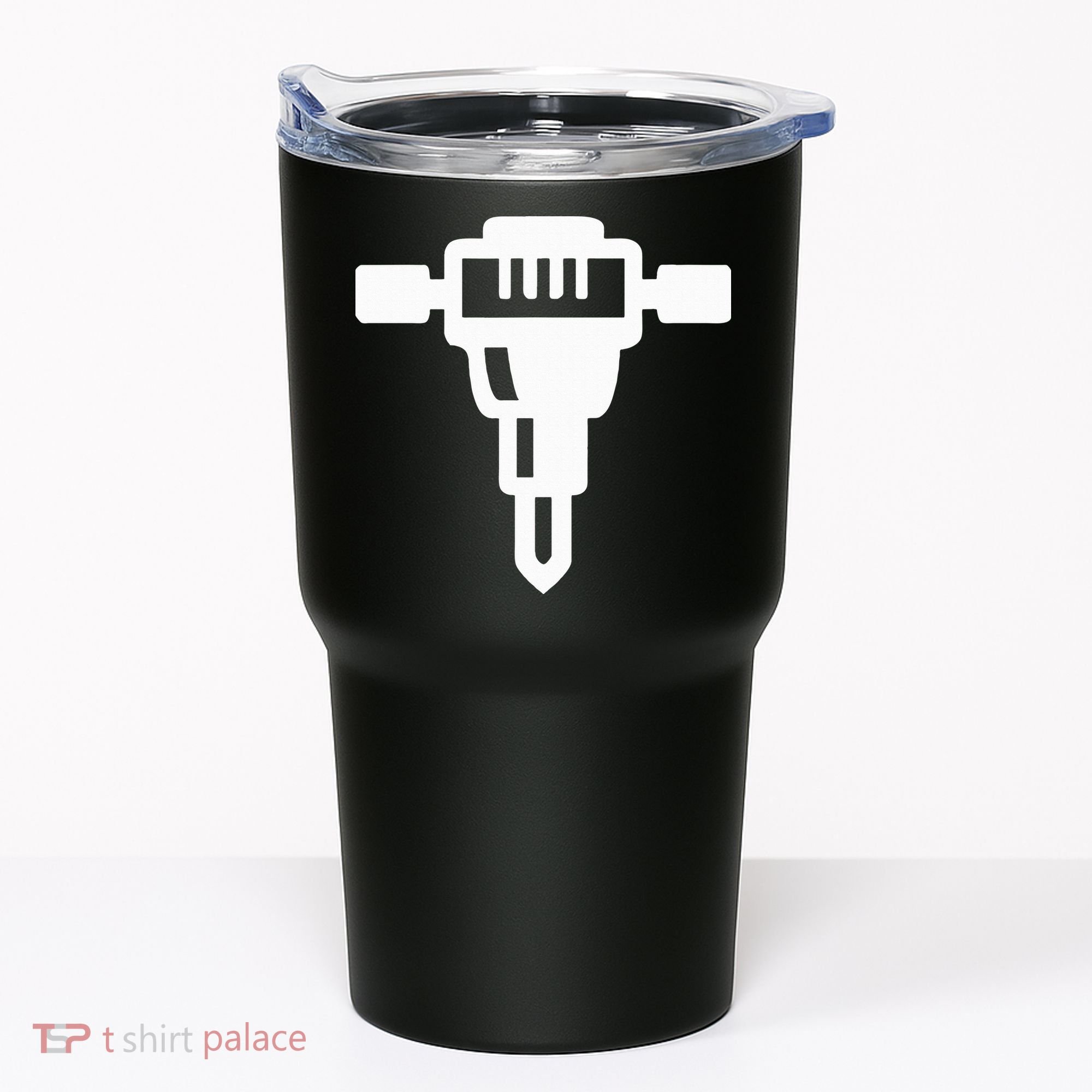 Jackhammer Construction Worker Tumbler
