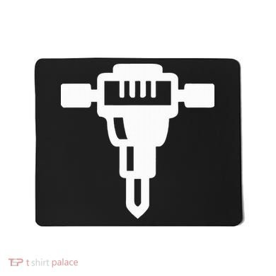 Jackhammer Construction Worker Mousepad