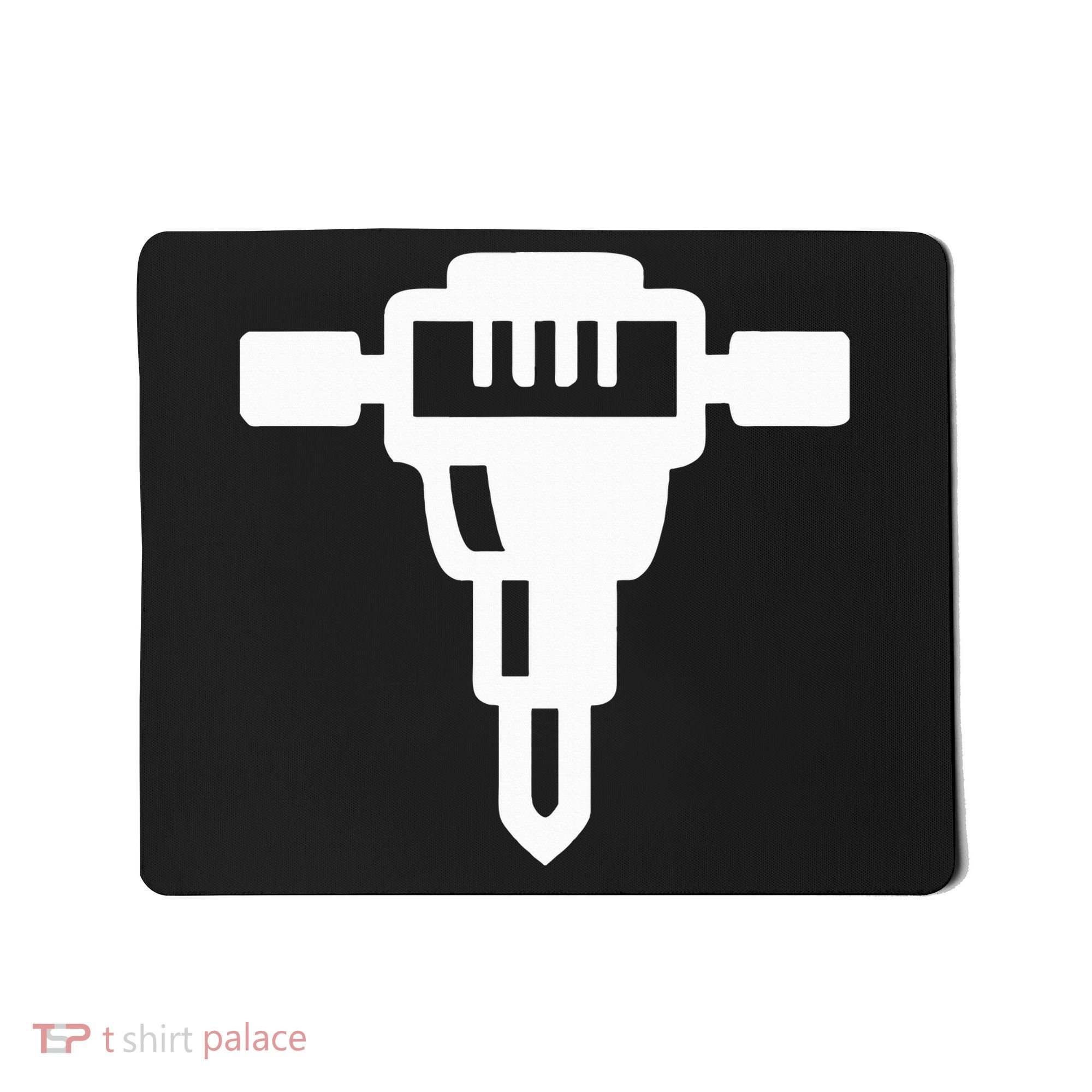 Jackhammer Construction Worker Mousepad