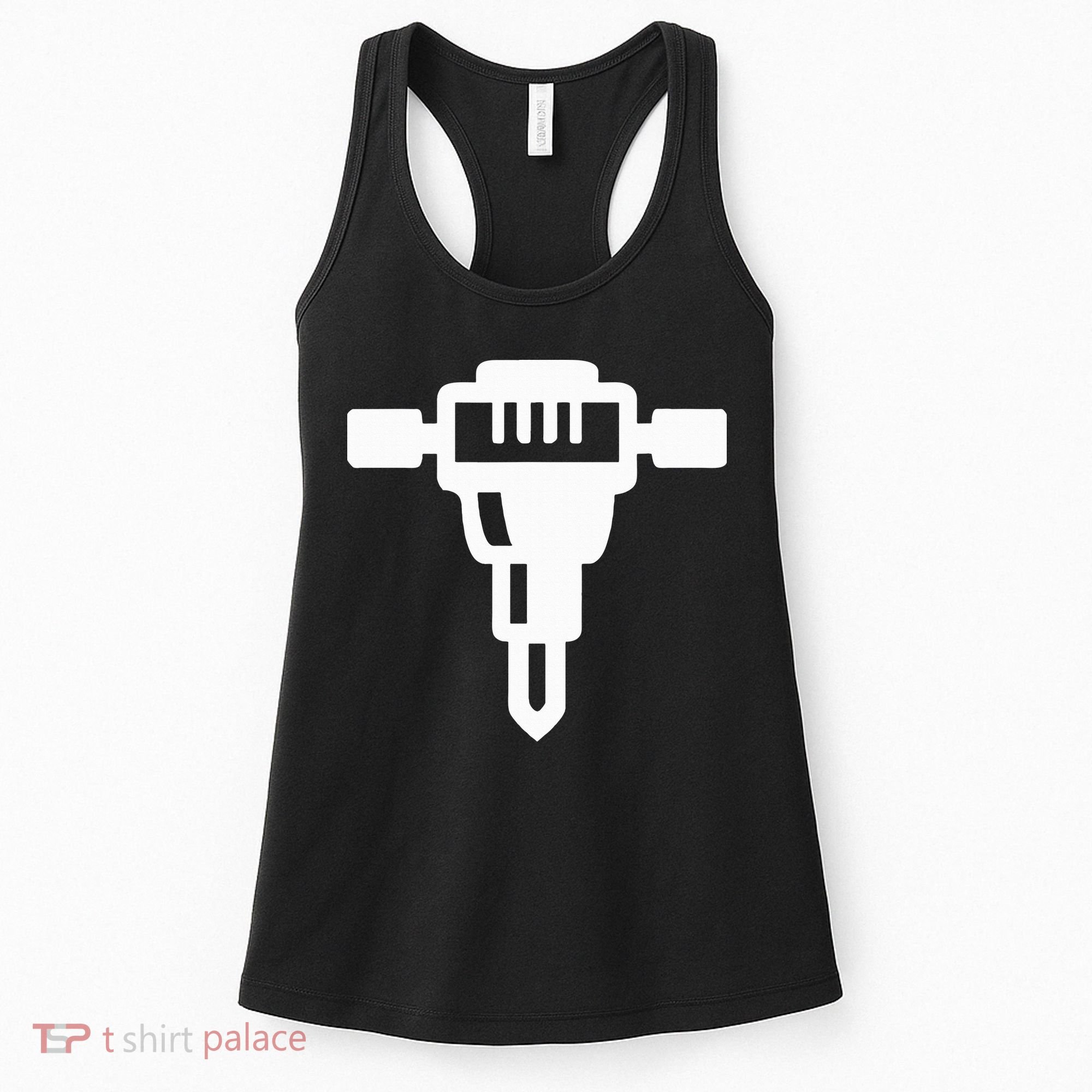 Jackhammer Construction Worker Women's Tank Top