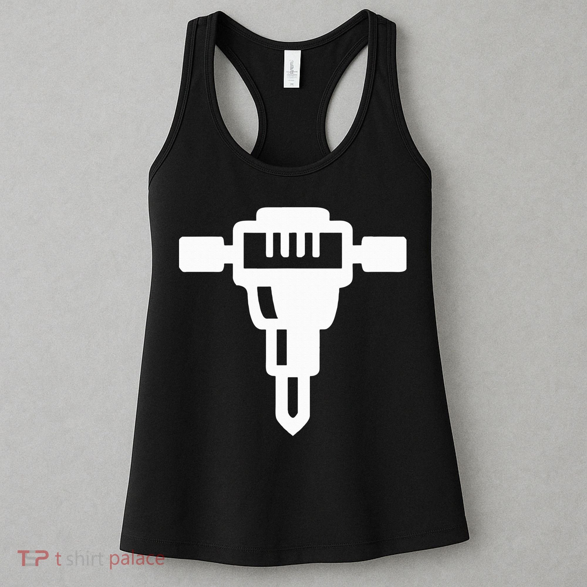 Jackhammer Construction Worker Women's Tank Top