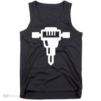 Jackhammer Construction Worker Tank Top