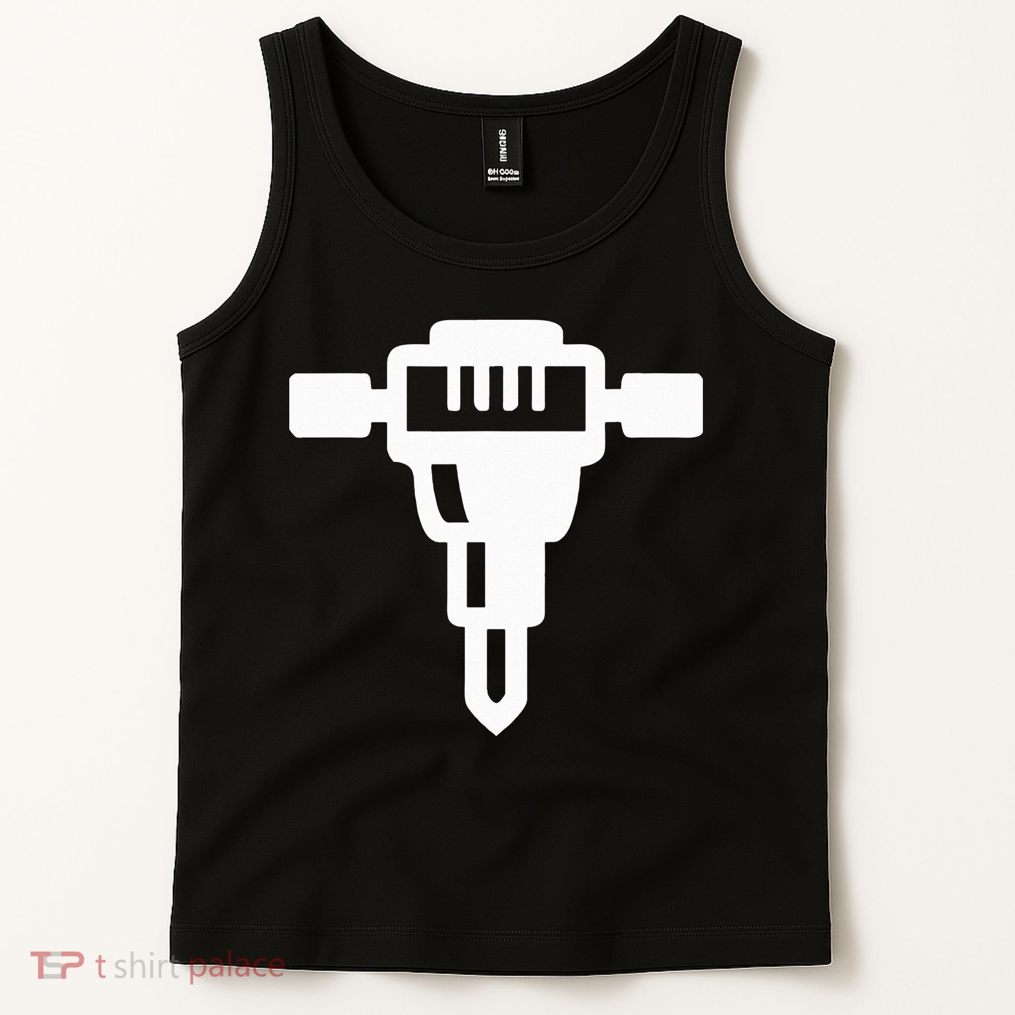 Jackhammer Construction Worker Tank Top