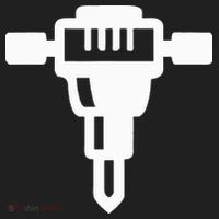 Jackhammer Construction Worker Golf Towel thumb 3