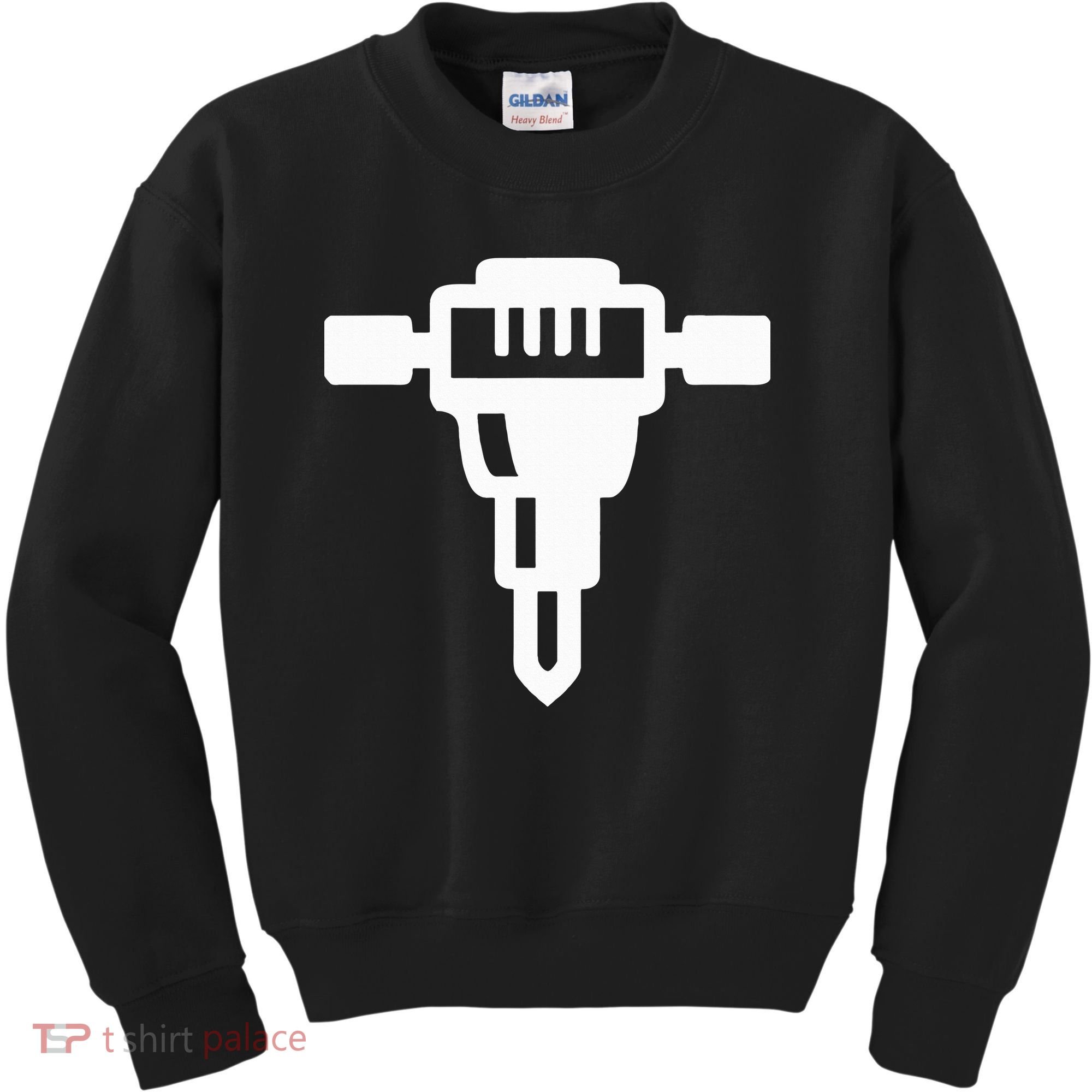 Jackhammer Construction Worker Kids Sweatshirt