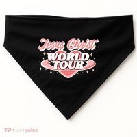 Jesus Christ World Tour Christian Concert Music USA-Made Doggie Bandana thumb 0