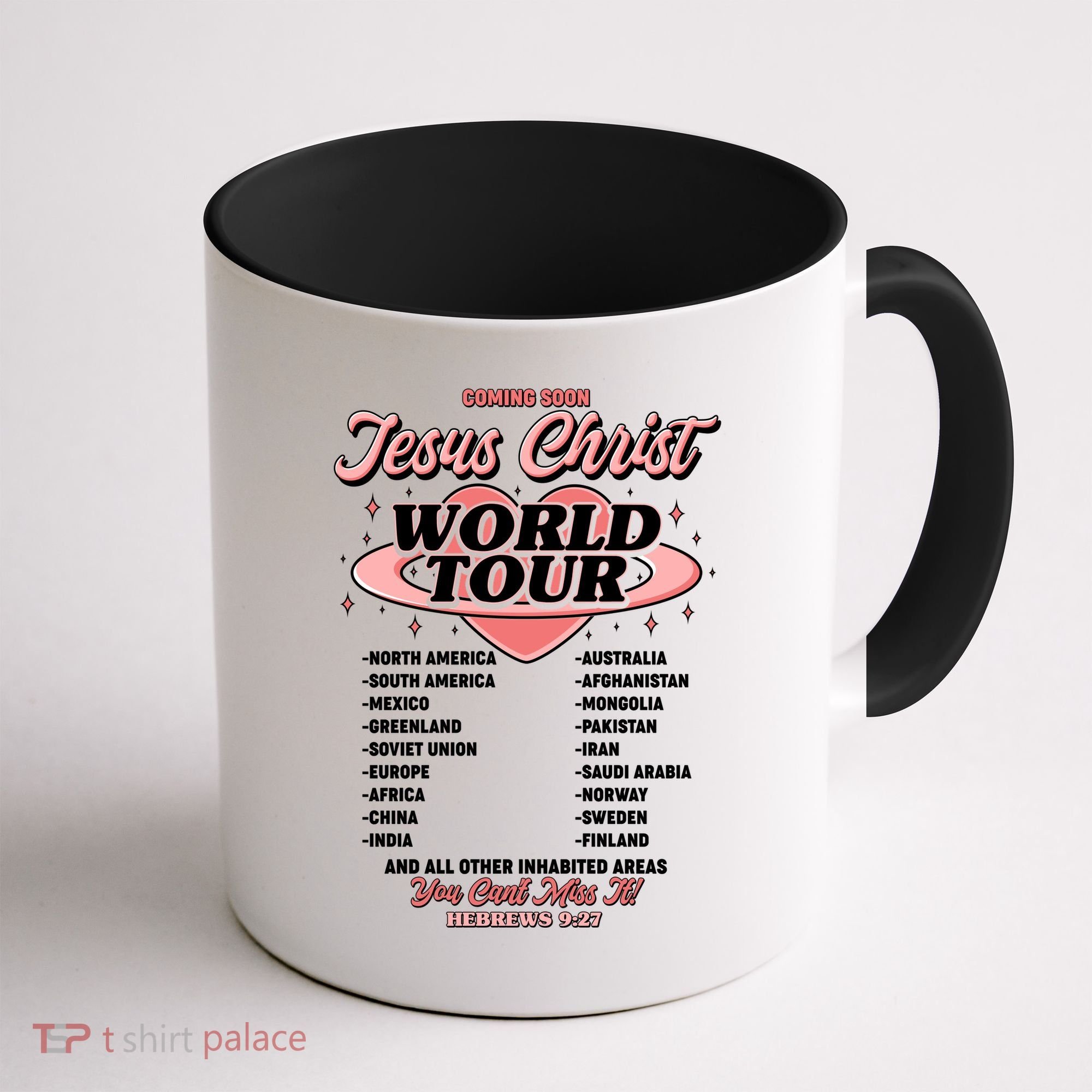 Jesus Christ World Tour Christian Concert Music Coffee Mug