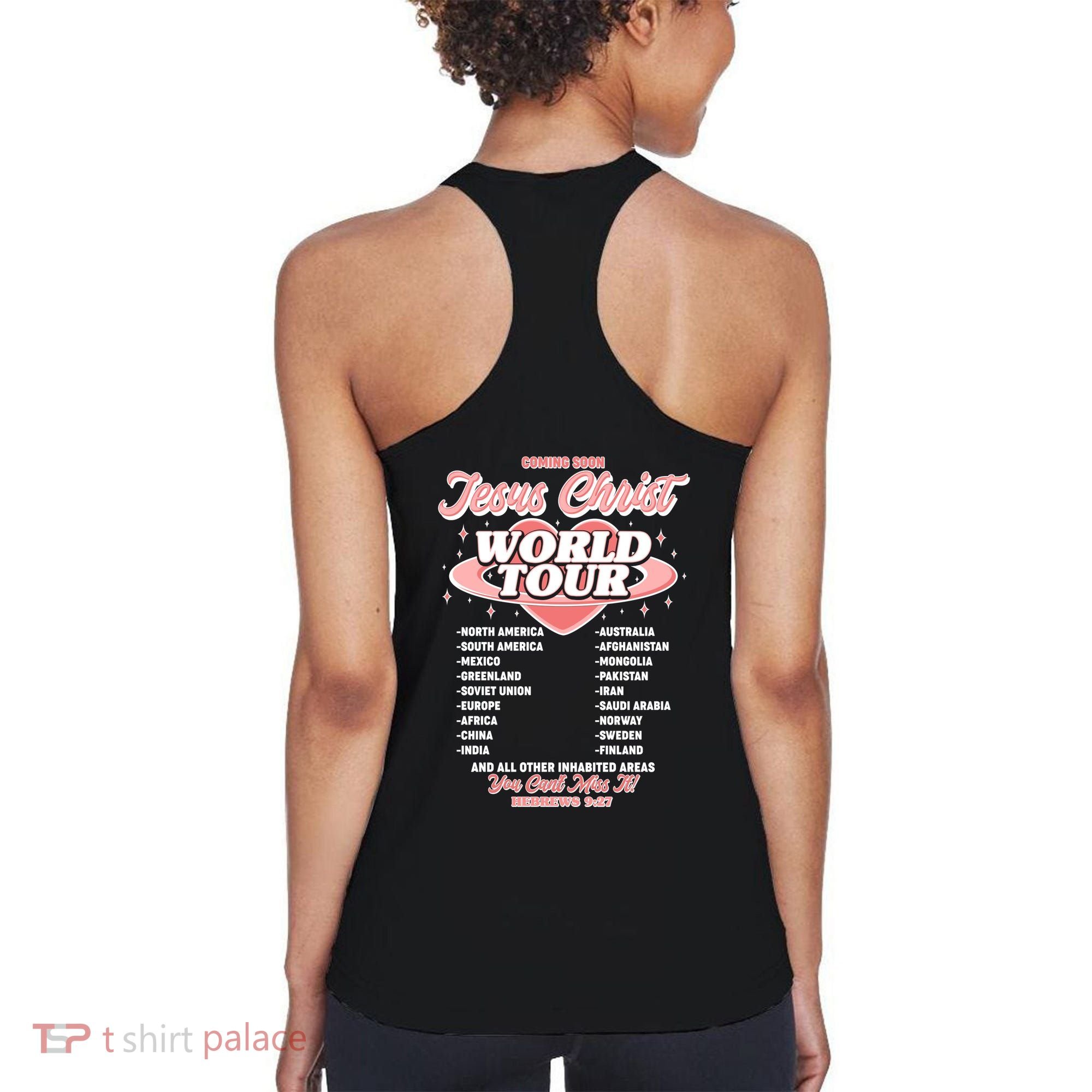 Jesus Christ World Tour Christian Concert Music Women's Tank Top
