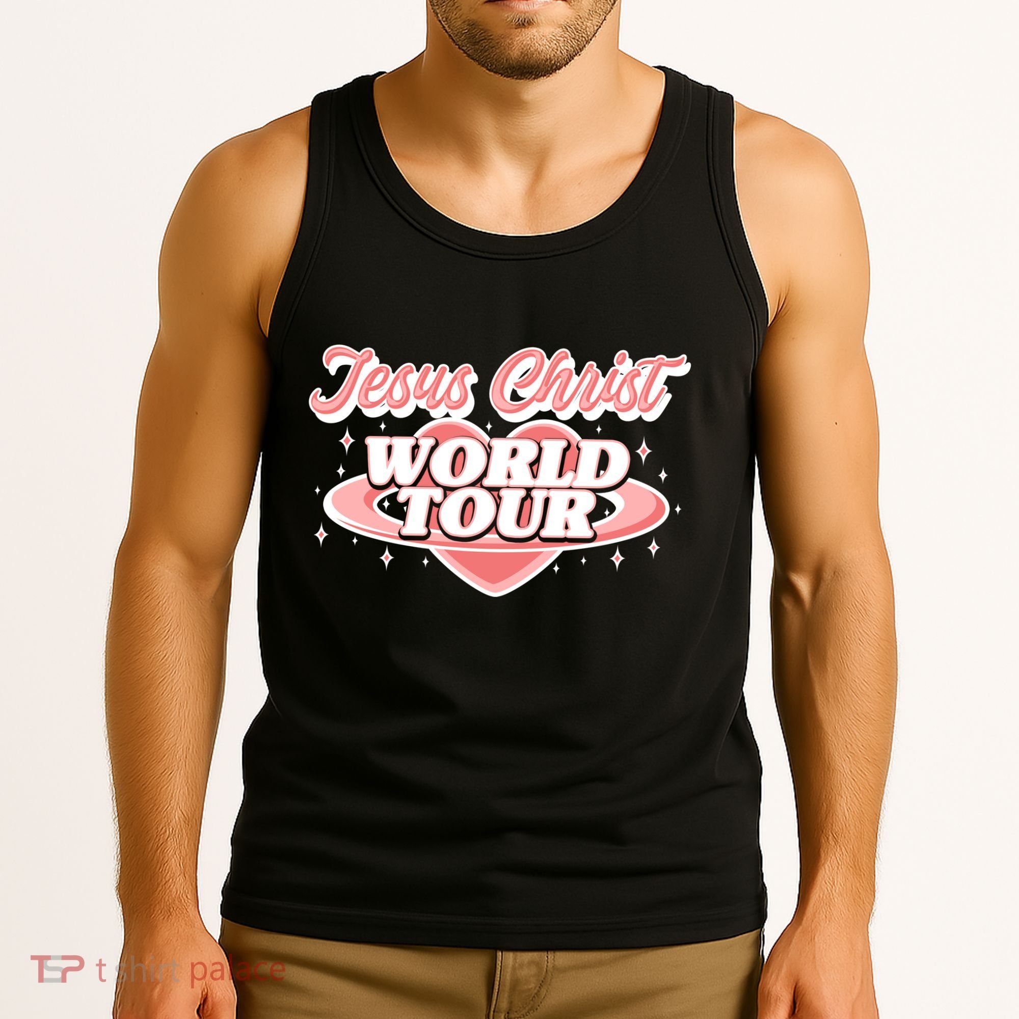 Jesus Christ World Tour Christian Concert Music Tank Top