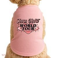Jesus Christ World Tour Christian Concert Music Doggie Tank thumb 0