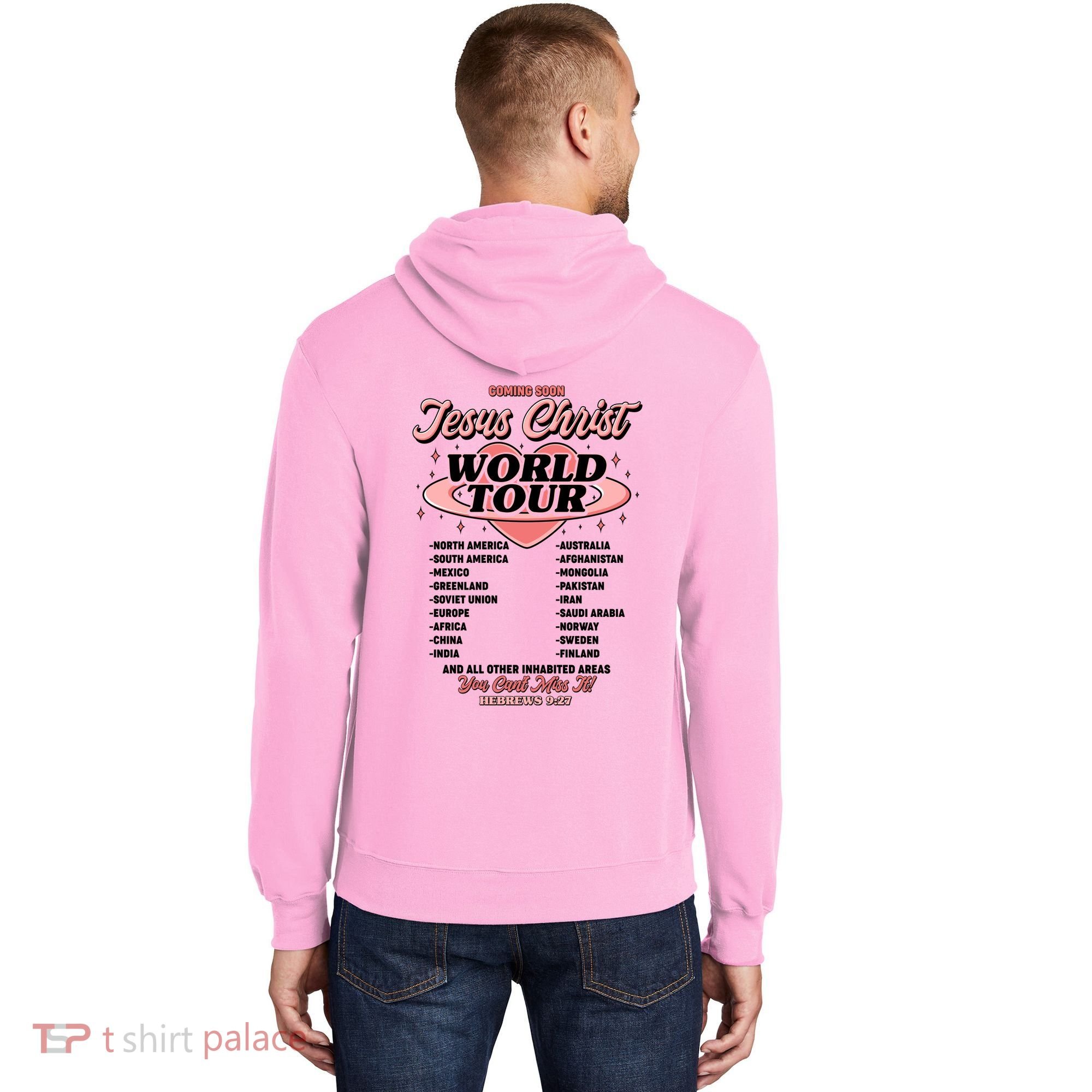 Jesus Christ World Tour Christian Concert Music Hoodie
