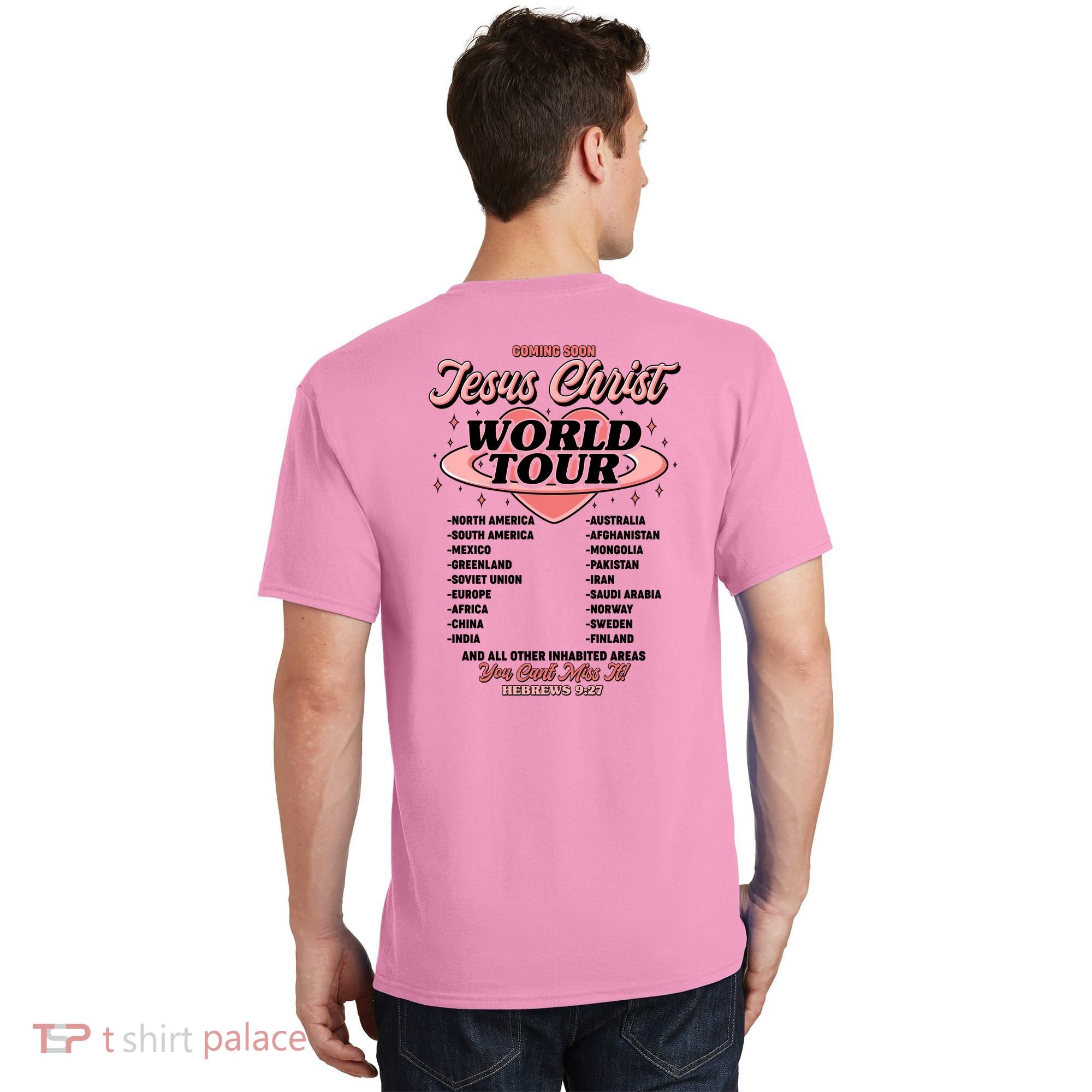 Jesus Christ World Tour Christian Concert Music T-Shirt
