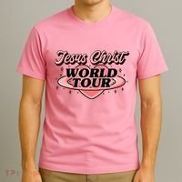 Jesus Christ World Tour Christian Concert Music T-Shirt thumb 3