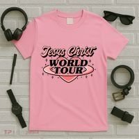 Jesus Christ World Tour Christian Concert Music T-Shirt thumb 5