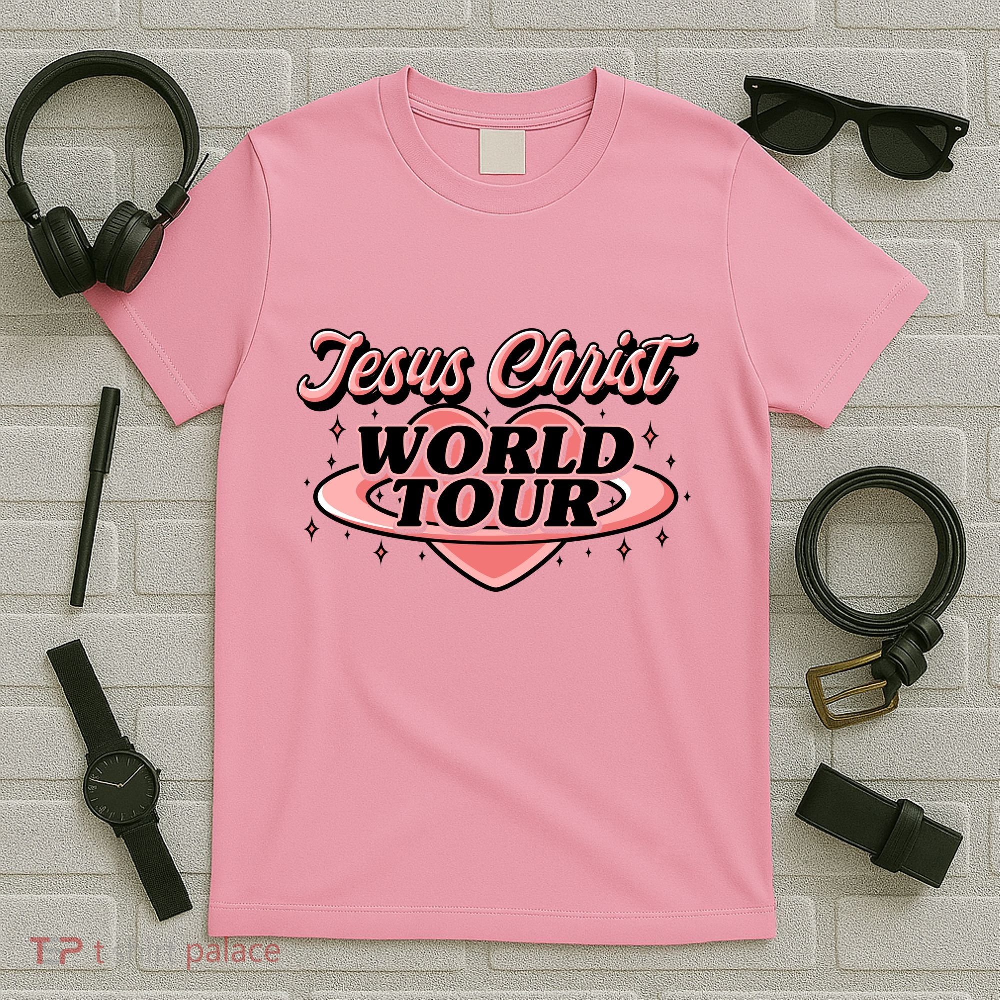 Jesus Christ World Tour Christian Concert Music T-Shirt