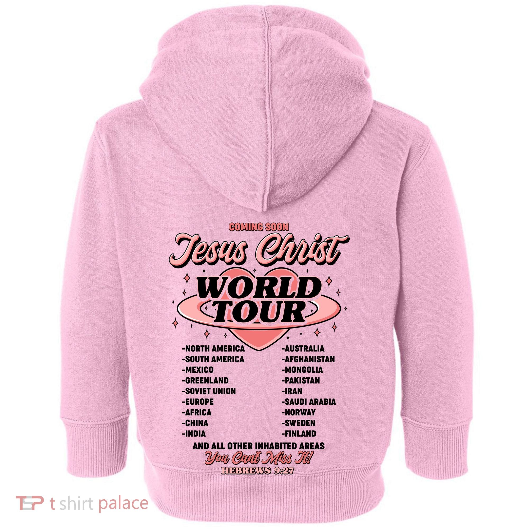 Jesus Christ World Tour Christian Concert Music Toddler Hoodie
