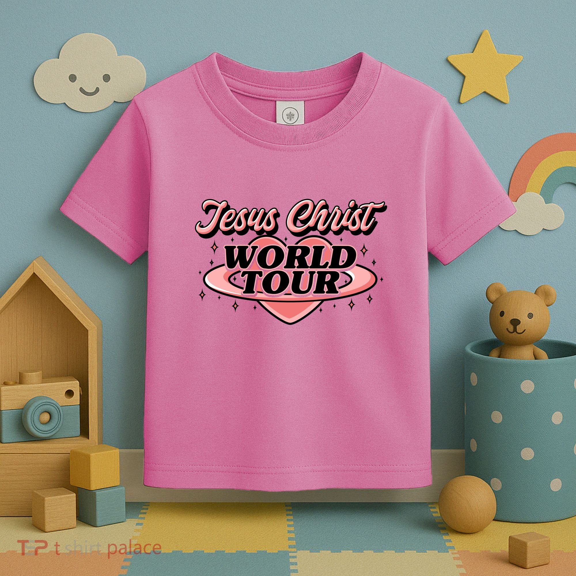 Jesus Christ World Tour Christian Concert Music Toddler T-Shirt