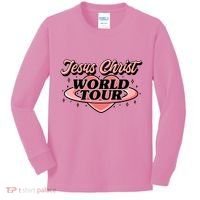 Jesus Christ World Tour Christian Concert Music Kids Long Sleeve Shirt thumb 0