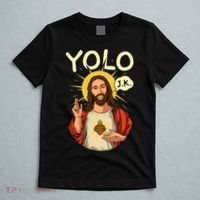 Jesus Christ YOLO JK Meme Funny Christian Easter T-Shirt thumb 5