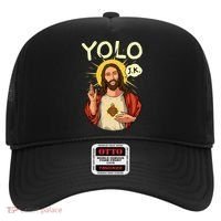 Jesus Christ YOLO JK Meme Funny Christian Easter Hat thumb 0