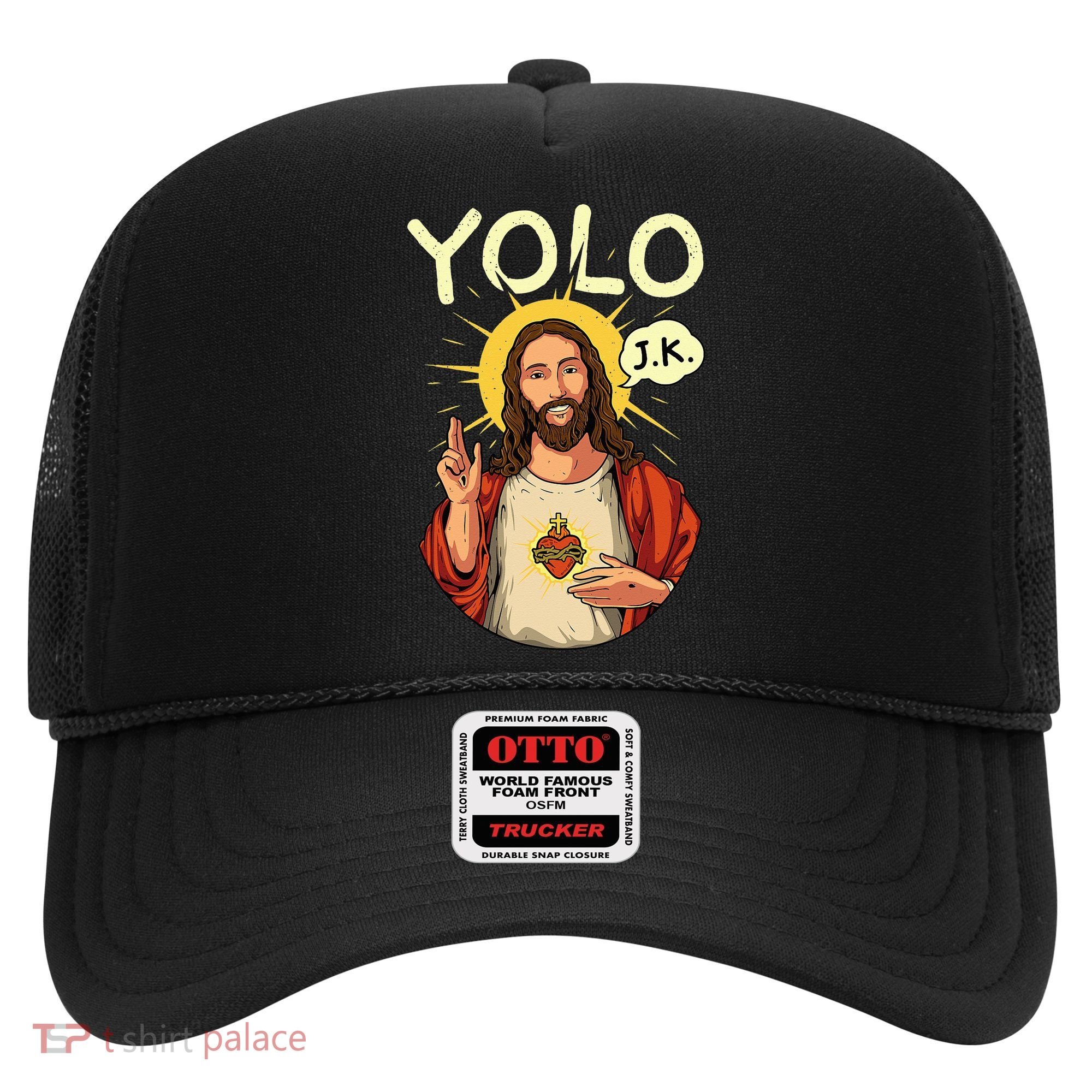 Jesus Christ YOLO JK Meme Funny Christian Easter Hat
