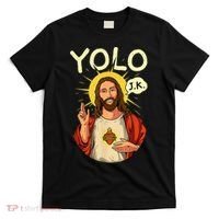 Jesus Christ YOLO JK Meme Funny Christian Easter T-Shirt thumb 0