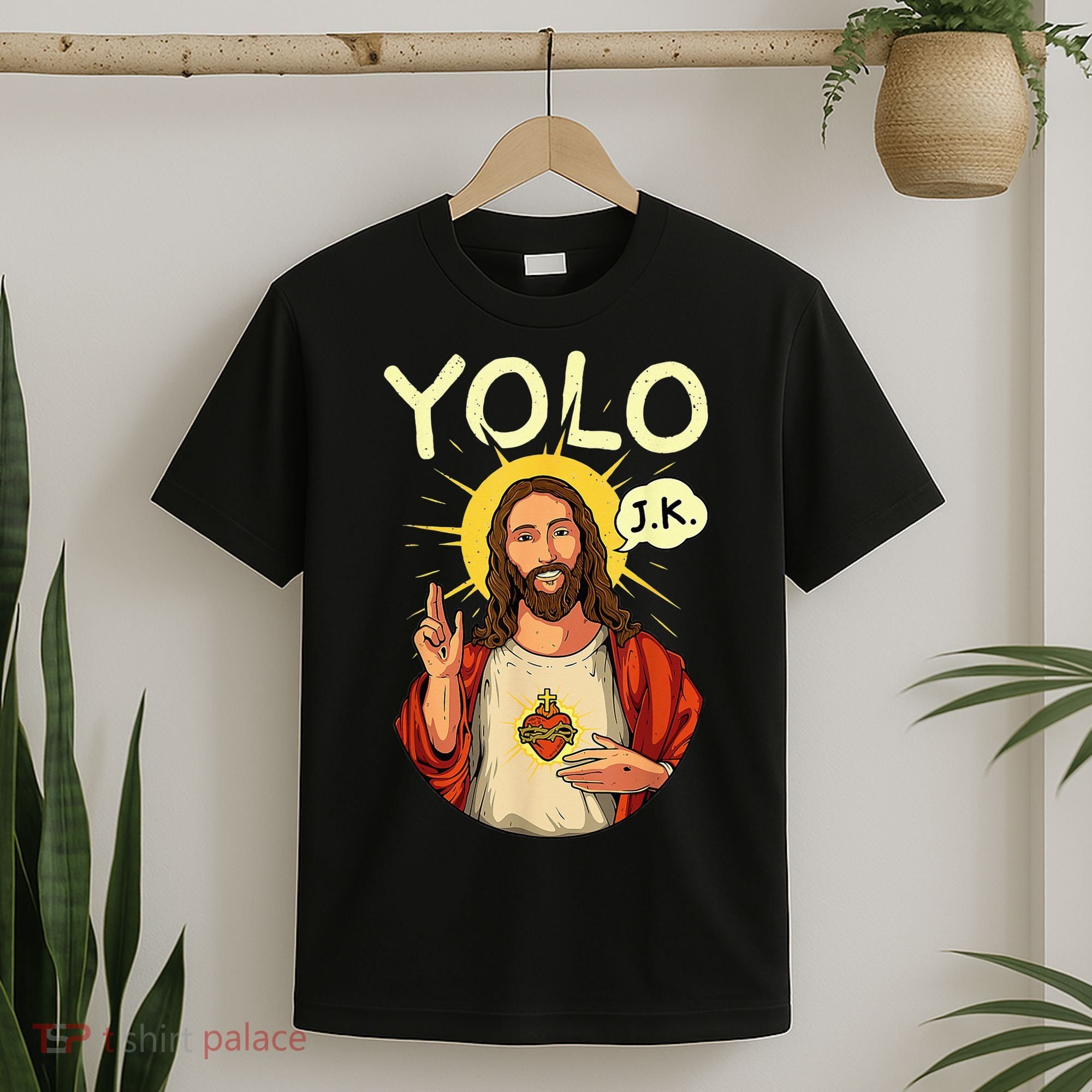 Jesus Christ YOLO JK Meme Funny Christian Easter T-Shirt