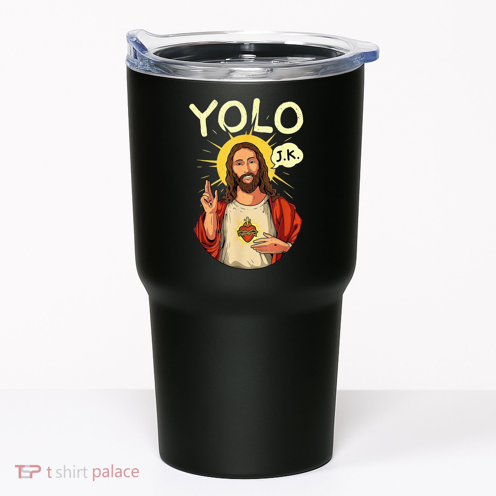 Jesus Christ YOLO JK Meme Funny Christian Easter Tumbler