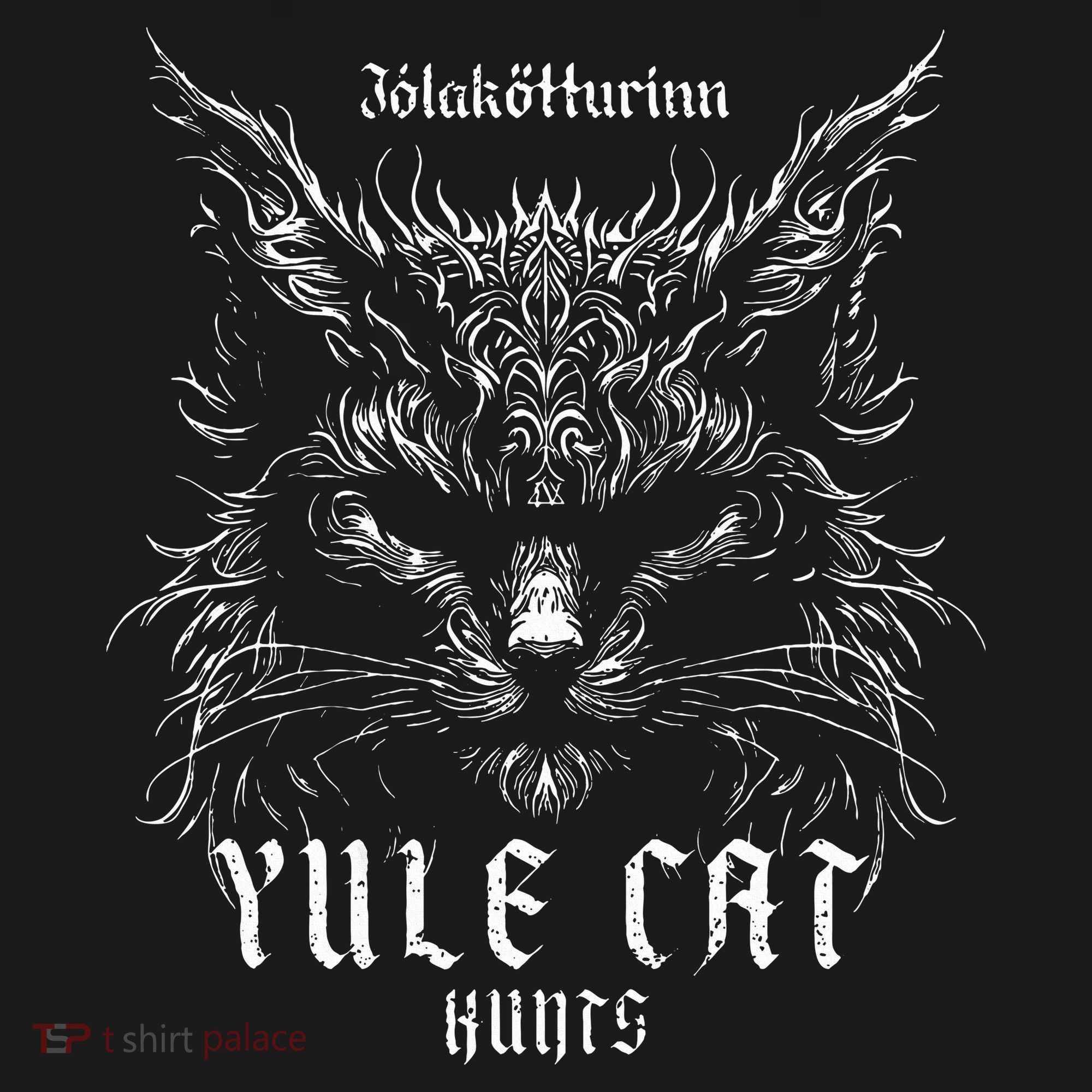 JóLaköTturinn Christmas Yule Cat Hunts Bucket Hat