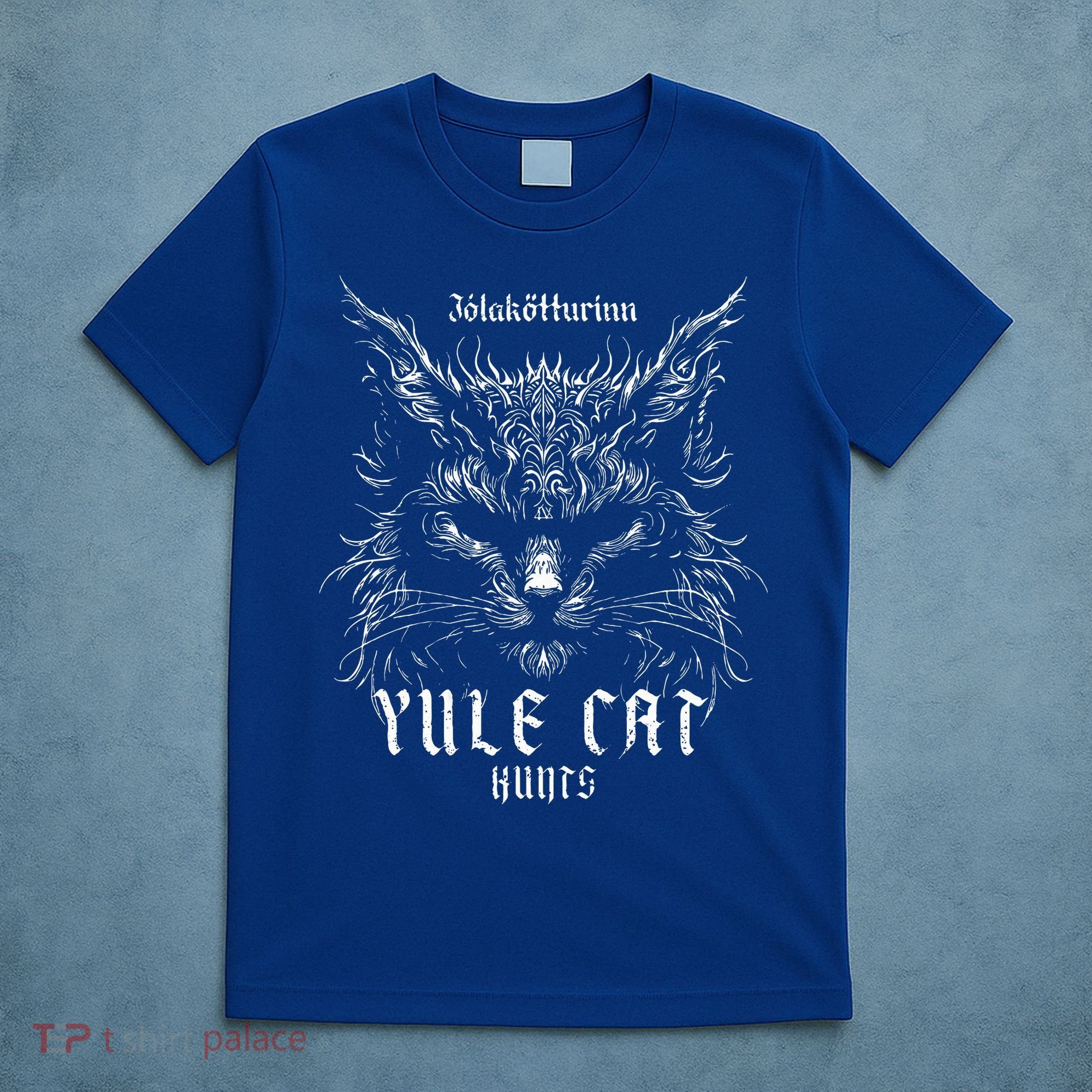 JóLaköTturinn Christmas Yule Cat Hunts T-Shirt