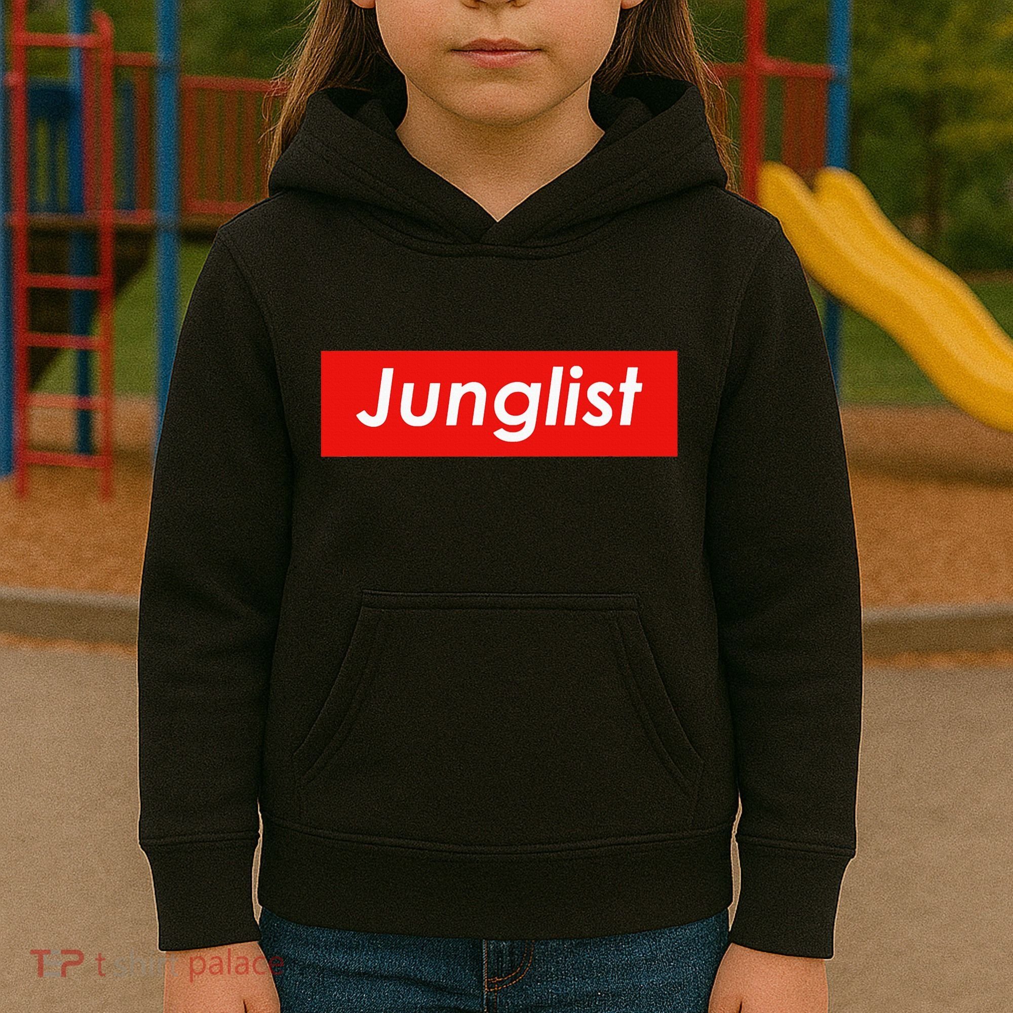 Junglist Drum And Bass Kids Hoodie