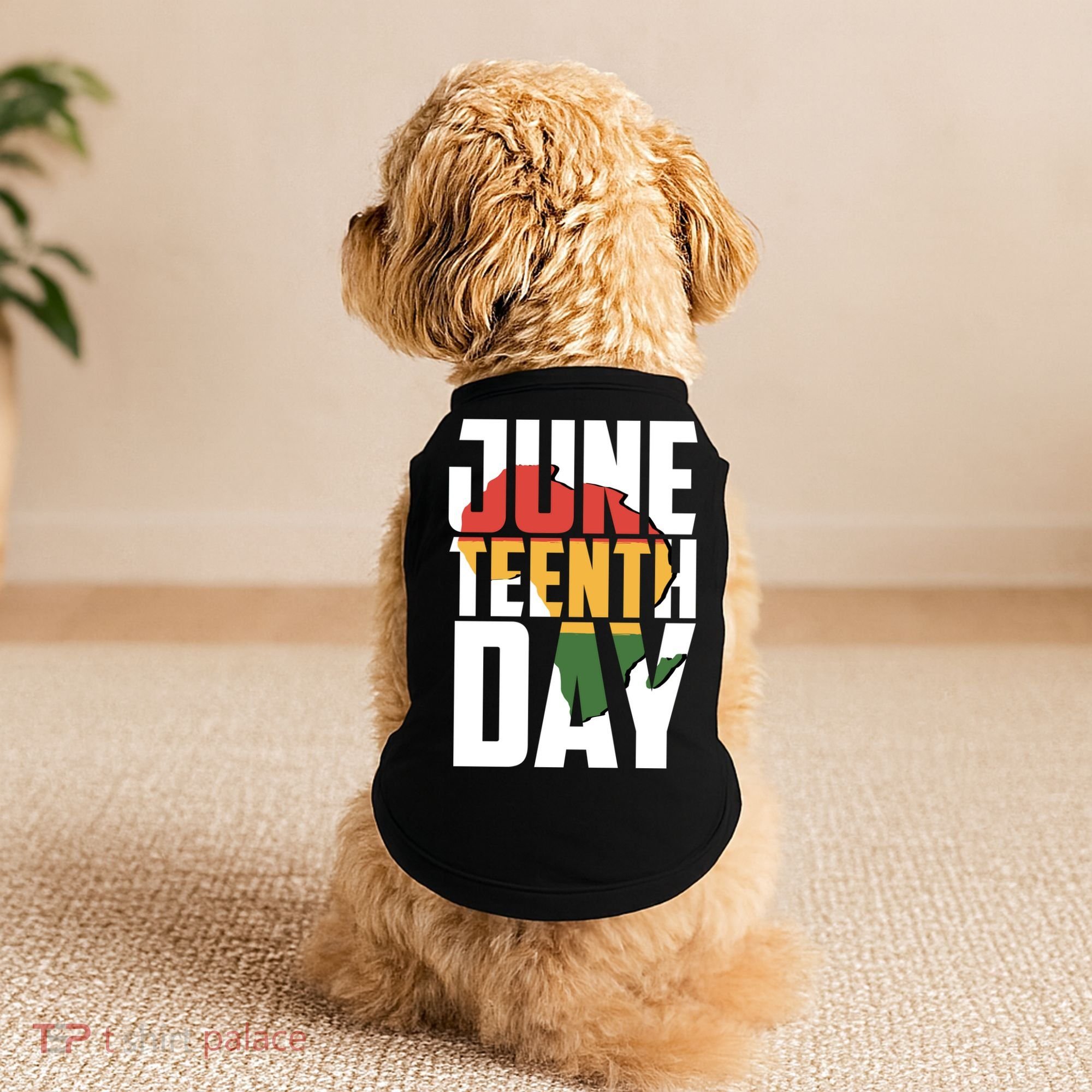Juneteenth Day African American Pride Doggie Tank