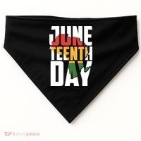 Juneteenth Day African American Pride USA-Made Doggie Bandana thumb 0