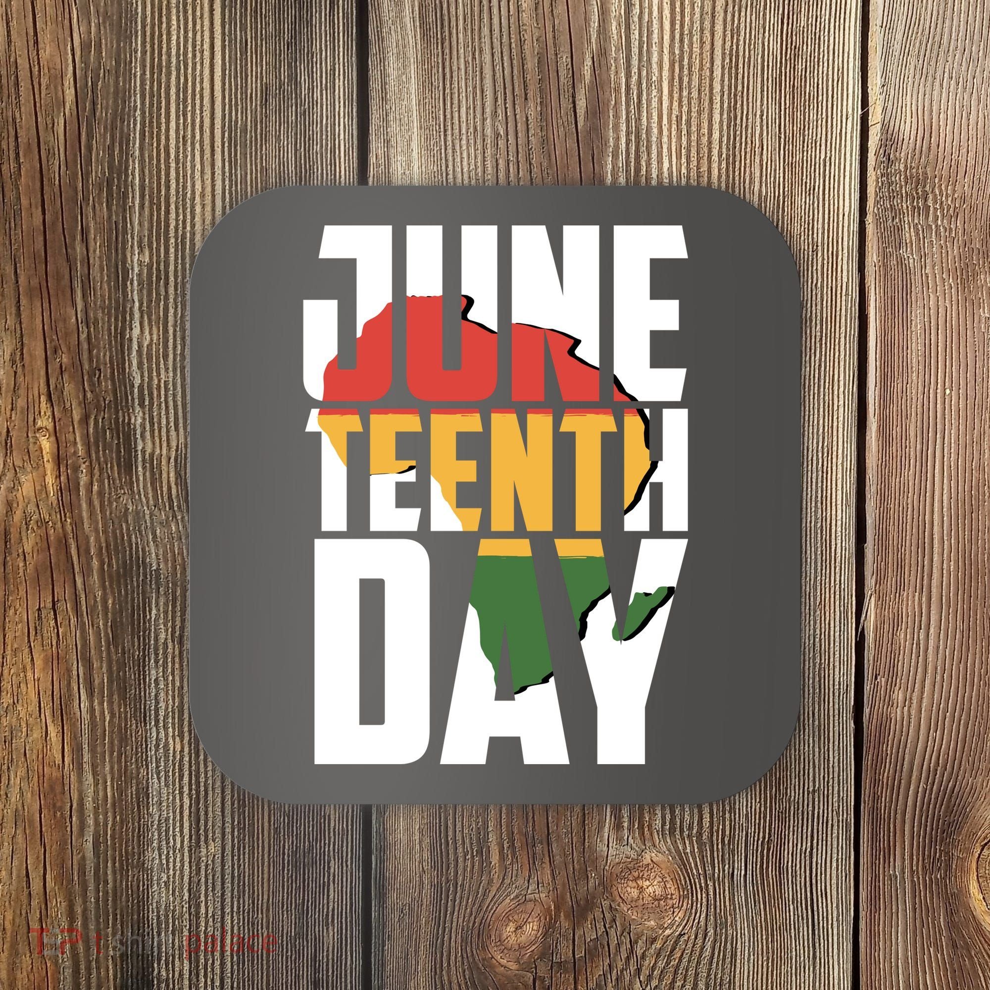 Juneteenth Day African American Pride Coaster